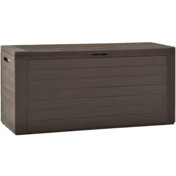 Cassetta Portaoggetti Mobili Giardino 116x44x55cm Marrone Cod. 02_0013095