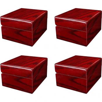 Cajas de Exposición Relojes Madera Roja