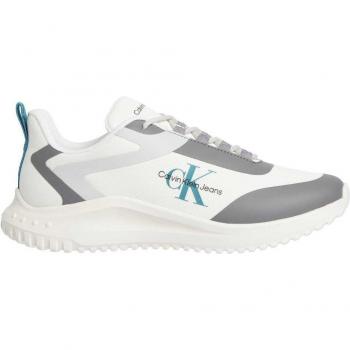 Runner Low CK Eva – Colore Bianco-Grigio-Turquesa, Taglia 42