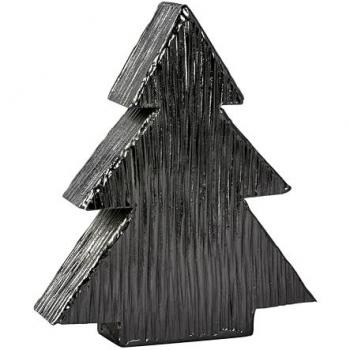 Lambert Karl Weihnachtsszene Baumdekoration Aluminium anthrazit-nickel 25x7