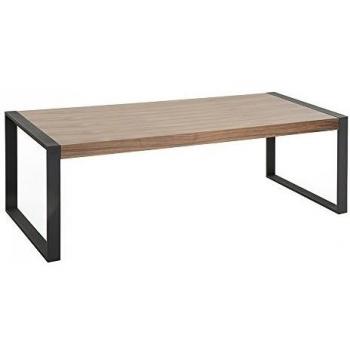 Mesa de comedor Polar, 220 cm, madera de nogal y metal