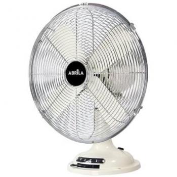 Ventilatore Fisso‑Rotante Caputo Crema/Cromo 37W 3S 4AS 42x35x27