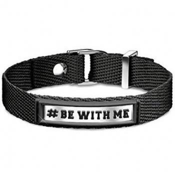 Pulsera de tela # BE WITH ME