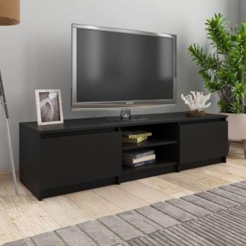 Mueble Tv Negro de Madera Contrachapada – Jinlefu