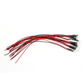 10pcs 12V 18cm 5mm LED Emitting Diodes