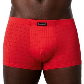 Bruno Banani Hipshort Check Line 2.0 – 4 Farben erhältlich, Polyamid, Herren, Eng anliegend, Größe M