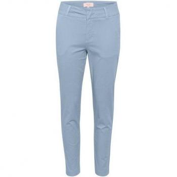 Part Two Blue Denim Straight-Leg Chinos for Women Size M