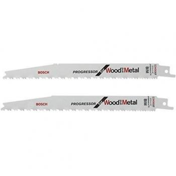 Bosch Professional 2 pieces Sabre Saw Blade S 3456 XF Progressor for Wood and Metal