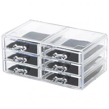 Bijoux Compactor con 6 Cassetti – Polistirene Trasparente
