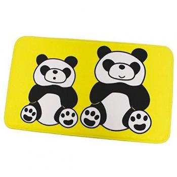 Alfombrilla de Baño Panda Microfibra 45x75 cm Lavable