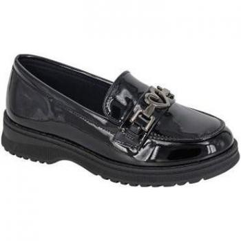 Mocasines de Niña Cipriata con Corazón 2 UK Negro