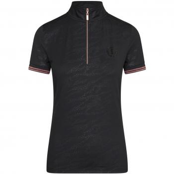 Imperial Riding Tech Star Kiss Top, Black, XXL (AOP)