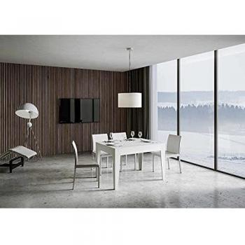 Itamoby Tavolo Allungabile Cico 90x120/180 cm Legno Frassino Bianco