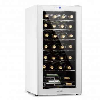 Cave de Conservation Klarstein Shiraz 28 Uno – 74 L, 28 bouteilles, panneau tactile 5‑18 °C