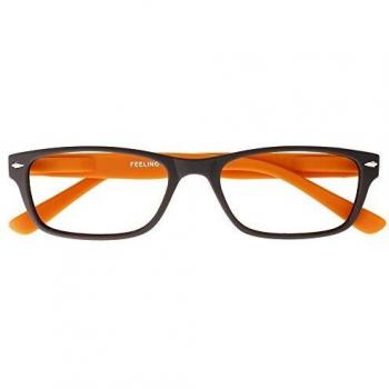 I Need You leesbril met +1.50 dpt correctie, bruin-oranje tint