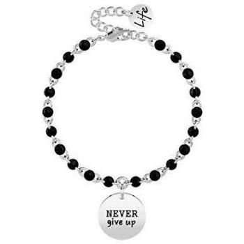 Braccialetto Never Give Up per Bambini da Kidult con Disegno Unico