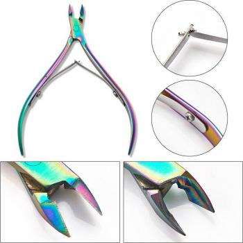 ManiMate Rainbow: Empujador Doble y Remover Cutícula