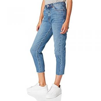 Jean taille haute VERO MODA Brenda bleu moyen