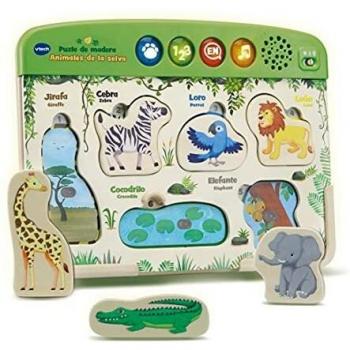 Puzzle legno animali Vtech interattivo