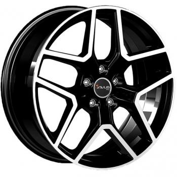 Cerchio AVUS AC-519 7x17 5x114.3 ET 45 Nero Lucido