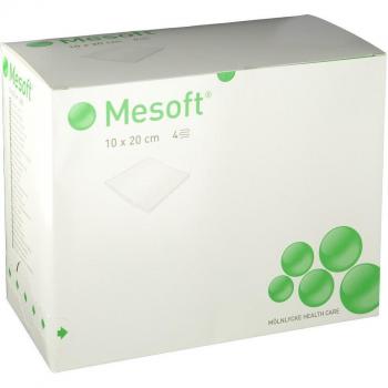 Compresses Mesoft Stériles 4 Couches 10x20 cm