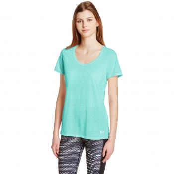 Camiseta Under Armour para Mujer, Corredor Desnudo, Verde (turmalina Azulado)