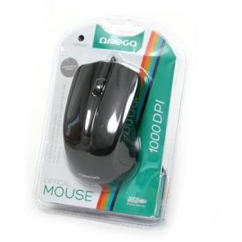 Omega Elite OM05B 3D – Souris optique pour tous, couleur noire, filaire