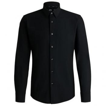 Chemise à Manches Longues HANK Kent C1 Noir 42