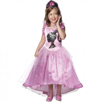 Lizenziertes Barbie Kostüm – Prinzessin Kleid für Halloween