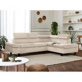 Nairobi Ecksofa mit verstellbaren Kopfstützen