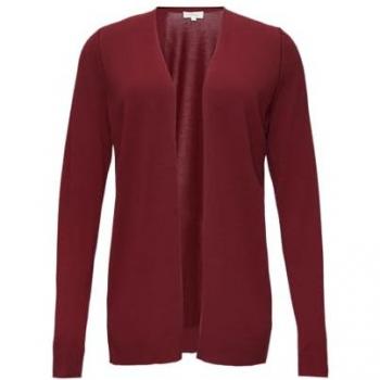 S.Oliver RED LABEL offene Strickjacke, Rippdesign, Größe 38