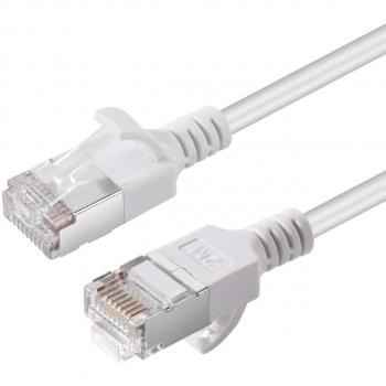 Microconnect V-FTP6A01W-SLIM 1m Cat6a Networking Cable White