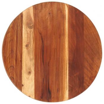 Round Solid Sheesham Wood Table Top 40 cm