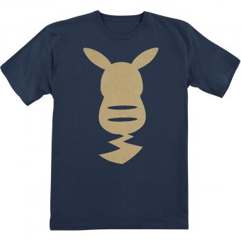 Blu Piccolo Pikachu Gold T-Shirt per Ragazzi