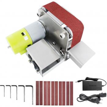 Rectificadora Ninesun 7V con 10 Correas de Lijado