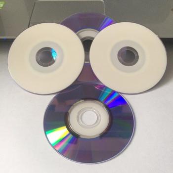 10 Mini discos DVD R imprimibles 1.4 GB Grado A