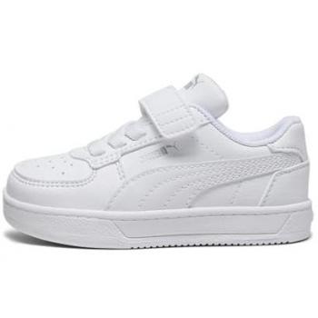 Zapatillas PUMA Caven 2.0 Niños Pequeños Blanco Plata Negro Metálico