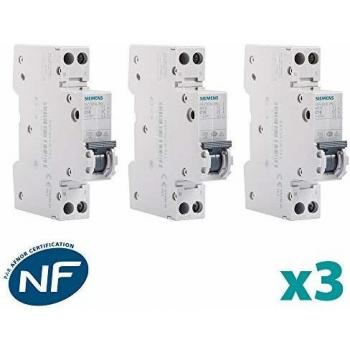 Disjoncteur modulaire SIEMENS 5SY3016‑7KL – 230 V, 4,5 kA, 1