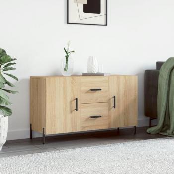 Sonoma Oak Engineered Wood Sideboard 100x36x60 cm
