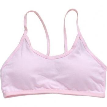 Soutien-gorge en coton pour yoga pour jeunes filles 8-18 ans