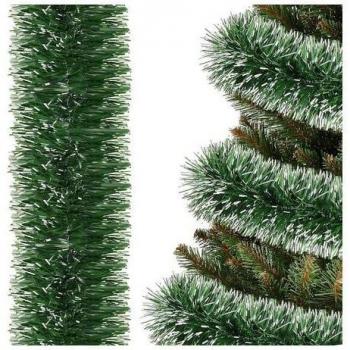 Albero Festivo Catena 3m Verde Bianco