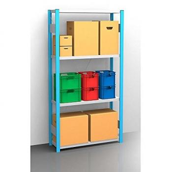 Rayonnage Bleu/galvanisé Eurokraft Pro