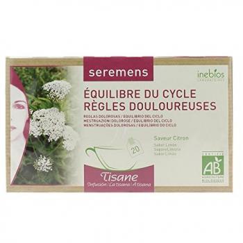 Tisane Bio Inebios Seremens Saveur Citron Règles Dolorosas