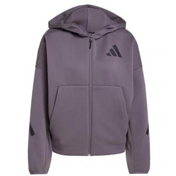 Felpa zip e cappuccio Adidas Z.n.e. Viola Donna