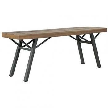 Banc de jardin extensible en bois d'acacia