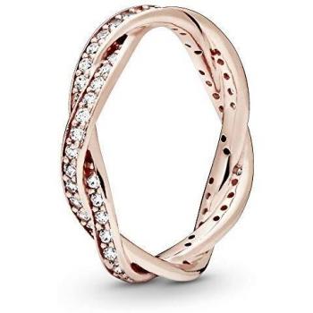 Anillo Pandora de plata ROSE con motivo Trenzado Talla 52