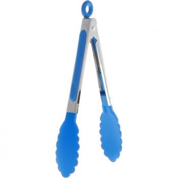 BBQ Silikon Zange mit Edelstahlgriff