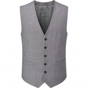 Grey Twill Suit Waistcoat – Skopes Model