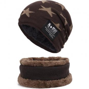 Conjunto de Invierno: Sombrero y Bufanda Suaves y Cálidos