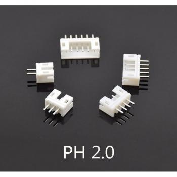50pcs PH2.0 Connector Header 2P 3P 4P 5P 6Pin 2mm Pitch for PCB
